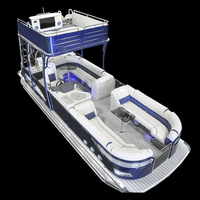 Meilleur grand bateau de luxe Kinocean à Double pont en aluminium avec glissière à vendre