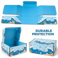 Boîtes d'expédition en carton ondulé personnalisées pour cadeaux, aliments, produits culturels et créatifs, emballage écologique avec logo