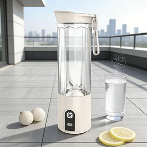 Wireless Mini Juicer <b>Car</b> Portable Heavy Duty Blender 6 Blades BPA Free Food Grade Smoothies Maker 550ml 2000mAh Battery - Product Image 3