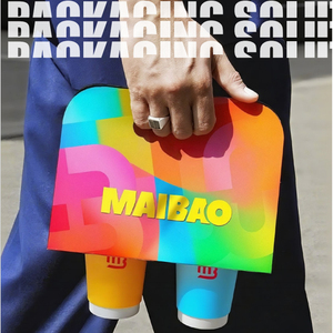 Tek kullanımlık paket Boba çayı buz kahve kupası tutacağı, katlanabilir karton içecekler fincan taşıyıcı 4 fincan, baskı logosu paket fincan taşıyıcı - Product Image 6