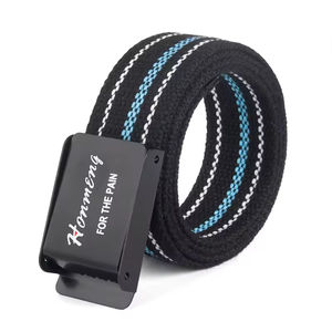 <span class=keywords><strong>Ceinture</strong></span> en toile <span class=keywords><strong>élastique</strong></span> décontractée pour hommes, nouvelle <span class=keywords><strong>ceinture</strong></span> tactique en nylon avec logo personnalisé, utilisation quotidienne polyvalente <span class=keywords><strong>sans</strong></span> poinçonnage pour les pantalons tissés - Product Image 2