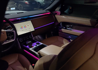 Kit de Decoración de Iluminación LED Interior para Automóvil, Estilo Dinámico con Rayas Coloridas, para Land Rover Range Rover Sport 2023-2025