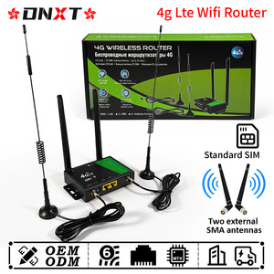 เราเตอร์ซิมการ์ด DNXT WiFi6 300Mbps เราเตอร์เครือข่าย Wifi แบบ Dual SMA เราเตอร์ Wifi ปรับแต่งได้ WAN/LAN DC 12V เราเตอร์ 4G แบบ USB สำหรับใช้ในสำนักงาน - Product Image 1