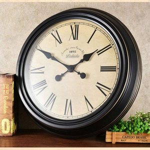 Europeo moderno <span class=keywords><strong>Orologio</strong></span> Al Quarzo Retrò In Ferro Battuto Antico Pannelli Murali Decorativo <span class=keywords><strong>Orologio</strong></span> <span class=keywords><strong>Da</strong></span> <span class=keywords><strong>Parete</strong></span> Per Soggiorno - Product Image 3