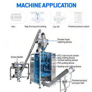 Machine d'emballage automatique haute efficacité pour poudres sèches, <span class=keywords><strong>mastic</strong></span> mural, ciment et mélanges de mortier sec - Product Image 3