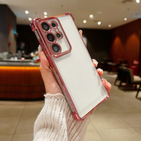 Vente en gros épaissi 4 coins anti-jaune TPU housse de téléphone portable pour Samsung pour Galaxy S22 S23 Plus Soft 7 Plus 6 Plus SE