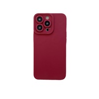 Coque de téléphone en silicone liquide TPU personnalisée de haute qualité pour iPhone 15 14 Plus Pro Max - Design simple et abordable