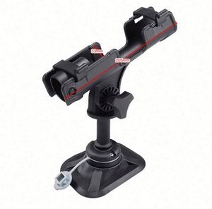 Support de canne à pêche pour kayak, bateau marin, bateau gonflable, utilisation en rivière - Rail coulissant en carbone et plastique pour main courante - Product Image 4