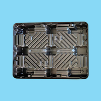 Paleta de Plástico de Alta Resistencia YZG, Personalizada, Industrial, Duradera, de HDPE, con Nueve Patas, Grosor de 3mm/2mm/1mm, para Almacenamiento y Envío en Almacenes