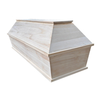 Cercueil et cercueil en bois de paulownia de style européen de haute qualité Fournisseur en gros de cercueils de paulownia pour les fournitures funéraires