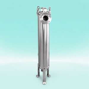 Boîtier de filtre durable en acier inoxydable 316L de 40 pouces pour l'eau, avec bride de 4 pouces et capacité de débit élevé - Product Image 1