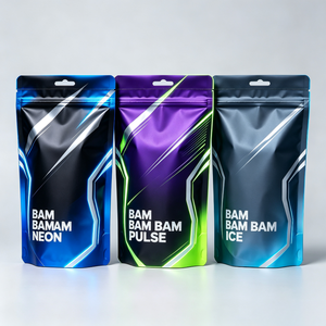 Sachet en aluminium refermable sur mesure OEM, résistant à l'humidité, pour emballage de carbonate de magnésium, craie d'escalade, bouldering et gym - Product Image 3