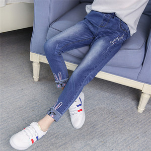 Innovadores y Elegantes Pantalones Vaqueros Cargo de Algodón para Niñas - Estilo Casual, los Más Vendidos en Estados Unidos - Product Image 2