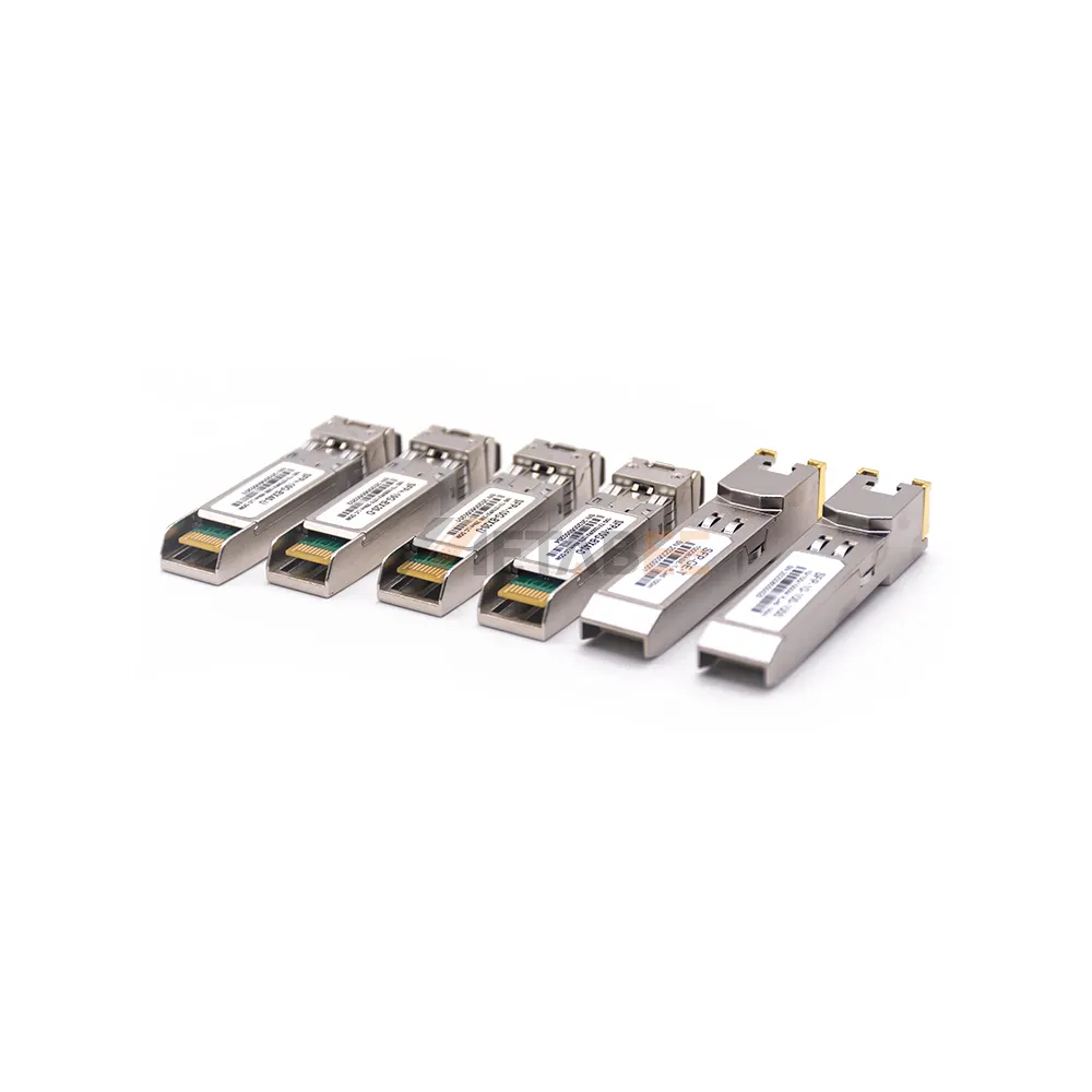 DWDM SFP Módulo Transceptor Óptico com Conector LC 80km Distância Contagem de Fibra Simplex para Switches LAN com fio e sem fio