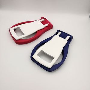 Porte-gobelets pliable réutilisable en plastique personnalisé pour bière, boissons, café, boissons gazeuses, festivals, événements sportifs, 4 gobelets - Product Image 4