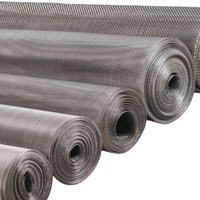 Malla de Alambre de Acero Inoxidable Tejida Lisa SUS304 316 Directa de Fábrica, Pantalla Filtrante Industrial para Cribado y Filtración
