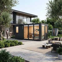 COCOVIA - Espacio Comercial Modular Prefabricado de Lujo, Casa Móvil Moderna Tipo Cápsula para Vivir en un Resort