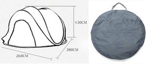 <span class=keywords><strong>Tente</strong></span> en polyester double couche à ouverture rapide imperméable et résistante au soleil pour 3-4 personnes pour une chambre un salon camping en été - Product Image 5