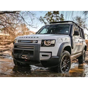 Barra protectora de parachoques delantero Bull Bar negro brillante negro mate para <span class=keywords><strong>Land</strong></span> <span class=keywords><strong>Rover</strong></span> <span class=keywords><strong>Defender</strong></span> 2020 <span class=keywords><strong>2021</strong></span> <span class=keywords><strong>2022</strong></span> 2023 - Product Image 2