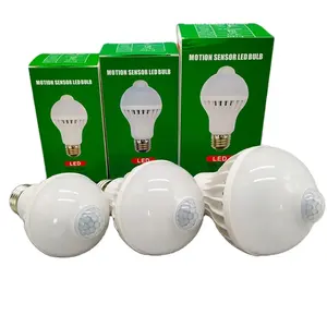 Chất Lượng Cao B22 E27 Nguyên Liệu Khẩn Cấp Led Cảm Biến Chuyển Động Pir Đèn Bóng Đèn Nhà Sản Xuất