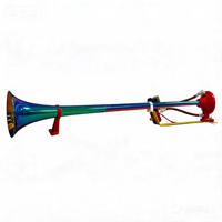 Klakson Udara Komersial Super Keras 100cm 24V 450Hz dengan Tweeter untuk Truk, Kapal, Kendaraan Laut, Tugas Berat, Braket Krom