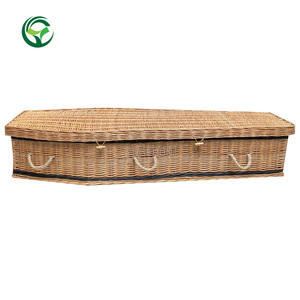 Ataúd Funerario Económico de Mimbre Ecológico, Ataúd de Mimbre Ecológico, Ataúd de Mimbre para Cremación Funeraria de Gran Bretaña - Product Image 4