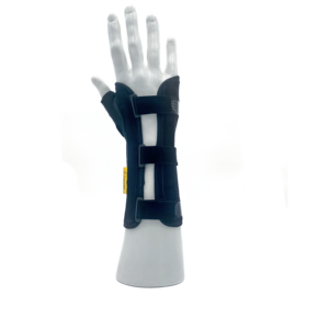 Supporto per Polso con Fissaggio per Pollice 27 cm in Tessuto Vellutato Destro Sinistro per Tunnel Carpale e Tendinite - Product Image 4