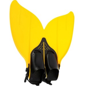 Palmes de natation pour adultes en PVC, rigides, durables, réglables, pour l'entraînement à la natation, palmes de plongée unisexes, lot de 2 - Product Image 1