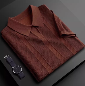 Nouveau Polo Homme Tendance 2026 – Simple, Décontracté, en Coton Pur, Respirant, Anti-boulochage, Polyvalent - Product Image 1