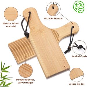 กระดานไม้สำหรับทำพาสต้าพร้อมร่องสำหรับทำมักกะโรนีและบะหมี่โฮมเมด - Product Image 3