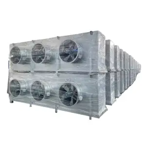 Air-Cooled Copper Tube Condenser Coil Aluminium Heat Exchangers With Fan