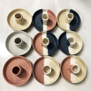 Porte-<span class=keywords><strong>bougie</strong></span> en céramique chandelier candélabres mariages centre <span class=keywords><strong>de</strong></span> <span class=keywords><strong>Table</strong></span> Centro <span class=keywords><strong>de</strong></span> Mesa porte-<span class=keywords><strong>bougie</strong></span> en céramique plaque chauffante - Product Image 2