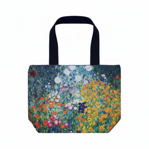 AU-01807 borsa Tote da donna Klimt Art Design "giardino di fiori" elegante borsa a tracolla in stile L - Product Image 1
