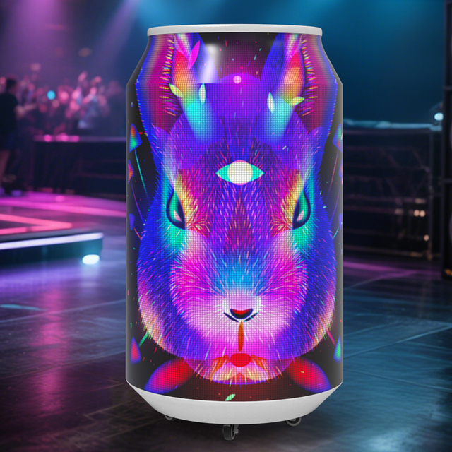 Display High Resolution Customized Shape Signage Cylindrical Curved Creative Flexible Bottle Advertising Led Can