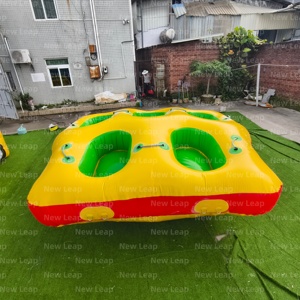 Yuedong - Tubo Inflable para Deportes Acuáticos, Remolcable, con Forma de Pez, para 5 Personas, Bote Inflable Tipo <span class=keywords><strong>Donut</strong></span> - Product Image 2
