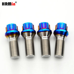 Nouveau <span class=keywords><strong>boulon</strong></span> de roue à siège conique en titane de qualité 5, 10.9, M14*1.25, <span class=keywords><strong>antivol</strong></span>, revêtement PVD, pour MINI Rolls-Royce - Product Image 5