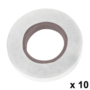 Nastro per rilegatura 11 x 0,15 mm x 26 metri Bianco (Confezione da 10 rotoli) - Product Image 1