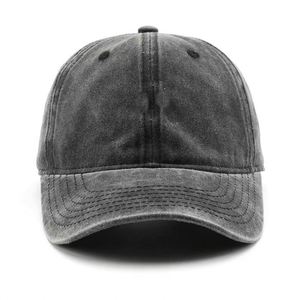 Letter Embroidery Vintage Cotton Washed Baseball Caps Kappe Unstructured Low Profile Adjustable Distressed <b>Dad</b> <b>Hat</b> for Men Women - Product Image 2