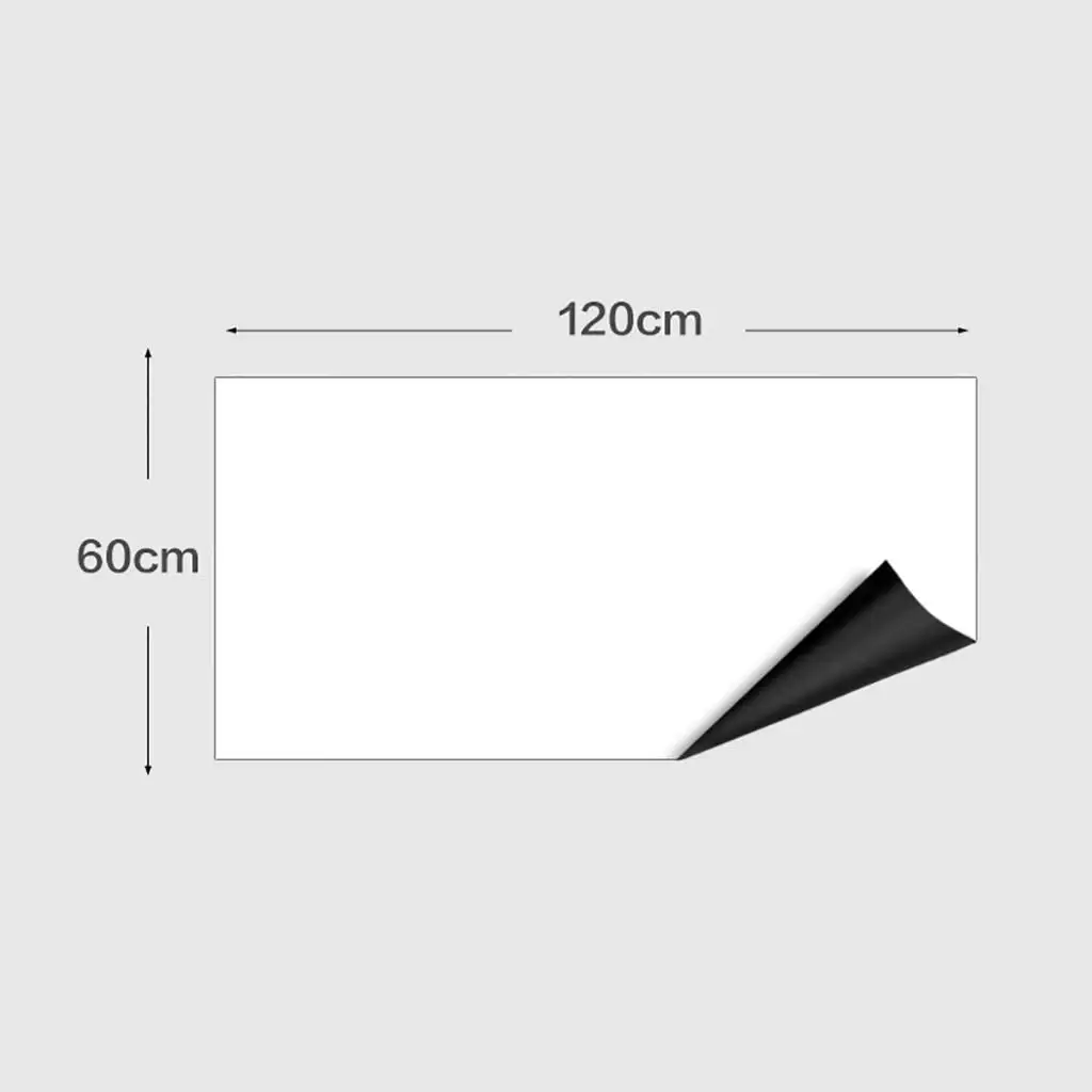 Magnetischer Whiteboard-Aufkleber für Wand/Tür, 60 "x 36" große selbst klebende Whiteboard-Tapete, Whiteboard-Kontakt papier, groß