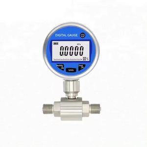 Calibrador Digital de Precisión para Manómetros Diferenciales, Carcasa de Acero Inoxidable de 100 mm, para Gas, Agua y Aceite - Product Image 1