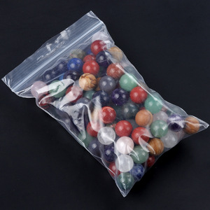14mm 미니 구슬 - 비다공성 천연 자수정 마노 원석 연마 및 도매 - Product Image 5