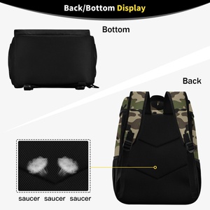 30 Can Fashion Custom Logo <b>Cooler</b> Portable Camo Design Nylon Fabric Camping <b>Backpack</b> Insulated <b>Cooler</b> Bag for Beach BBQ - Product Image 5
