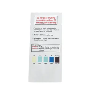 GREENWON single use saliva alcohol test strip/disposable alcohol test meter wholesale