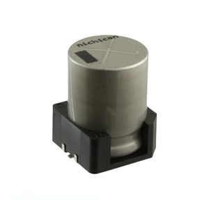 ตัวแทนจำหน่ายอย่างเป็นทางการ ตัวเก็บประจุแบบติดบนพื้นผิว UBC1V681MNS1MS CAP ALUM 680UF 20% 35V SMD 680 uF - Product Image 1