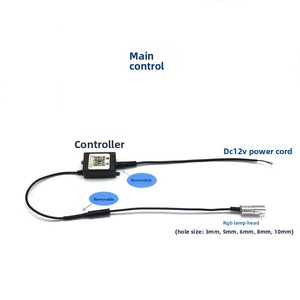 Barre lumineuse d'ambiance à <span class=keywords><strong>fibre</strong></span> <span class=keywords><strong>optique</strong></span> pour voiture, sans fil, RGB, 12V, en plastique, IP66, avec commande vocale et application mobile sans fil, CL-999 - Product Image 2