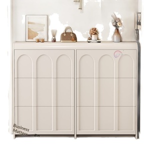 <span class=keywords><strong>Meuble</strong></span> à <span class=keywords><strong>chaussures</strong></span> ultra-fin de style crème pour la maison, <span class=keywords><strong>meuble</strong></span> de rangement intégré pour l'entrée, <span class=keywords><strong>petit</strong></span> appartement, nouveauté 2024 - Product Image 5