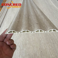 Paneles de Pared Modernos de PVC EONCRED, Ignífugos, Antiestáticos, Resistentes a la Humedad, Impermeables, Insonorizantes, con Patrón Geométrico, para Sala de Estar y Comercios