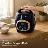 Cuisinière à riz électrique intelligente mini portable avec cuve intérieure antiadhésive, capacité de 1,8 L, puissance de 350 W, fonction vapeur