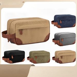 Produits en stock Nouvelle trousse de toilette européenne rétro Amazon pour hommes Sacs de <span class=keywords><strong>pogonotomie</strong></span> portables multifonctionnels chauds transfrontaliers - Product Image 3