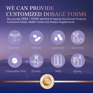 OEM ODM Capsule de sommeil de peptide de lait bioactif d'aide à la relaxation nocturne sur mesure pour le soulagement du stress - Product Image 6